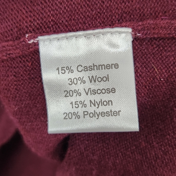 NWT Men's Kallspin Luxury Cashmere Blend Relaxed V-Neck Pullover Sweater XXL - Picture 8 of 10